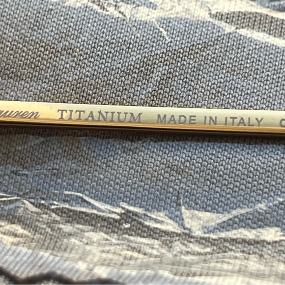 Ralph Lauren Purple Label 18k Gold Plated Titanium Glasses - Picture 7 of 10